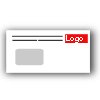 Envelope C5/6 with window – WITH LOGO