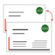 Business cards for companies with fixed layout – double-sided