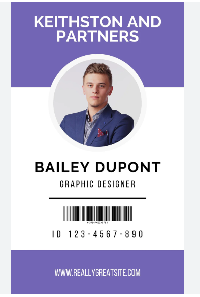Business cards without graphics / portrait format – various background colours – black text