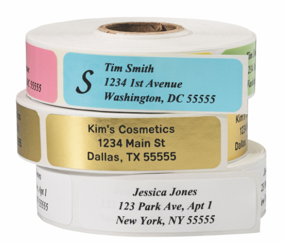 Address labels 40 x 20 mm WITHOUT LOGO and 3 lines of text