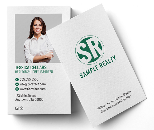 Business Cards portrait / double sided