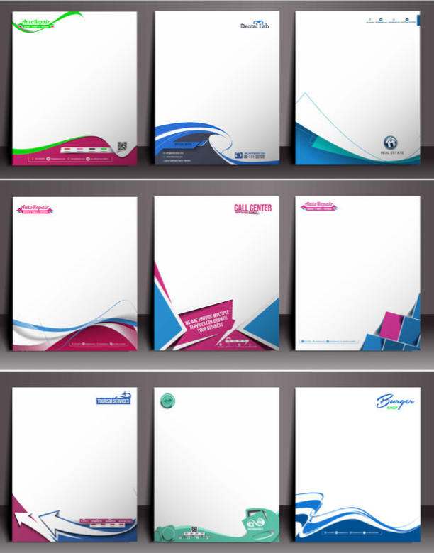 Letter head white A5